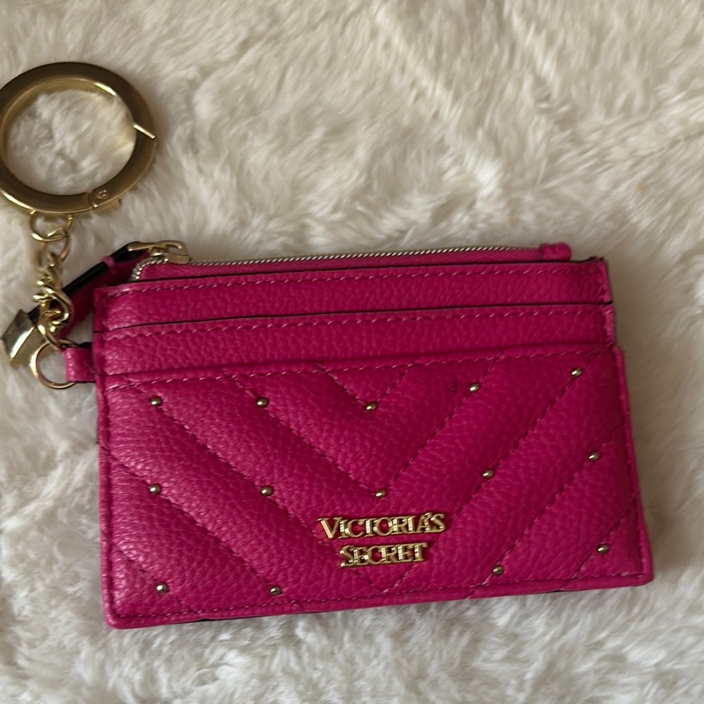 Victoria's Secret Fuchsia Quilted Wristlet